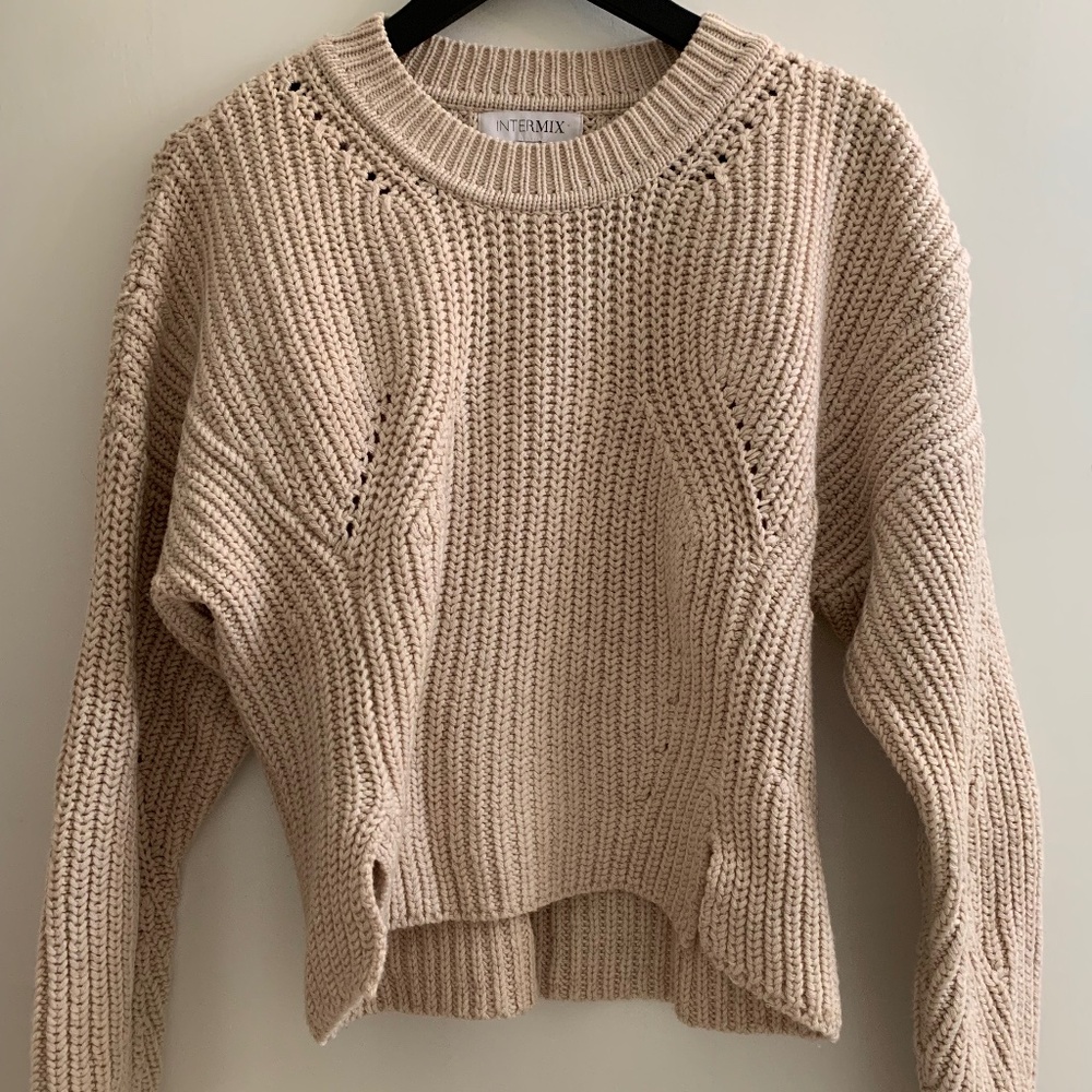 INTERMIX Dinah Sweater Crew Neck